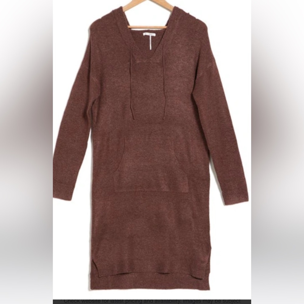 Stitchdrop Signature Joel Hoodie Dress In brown/Raisin Nordstrom size XS 2/4